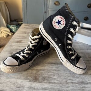 Converse Black and White High-Top Sneakers